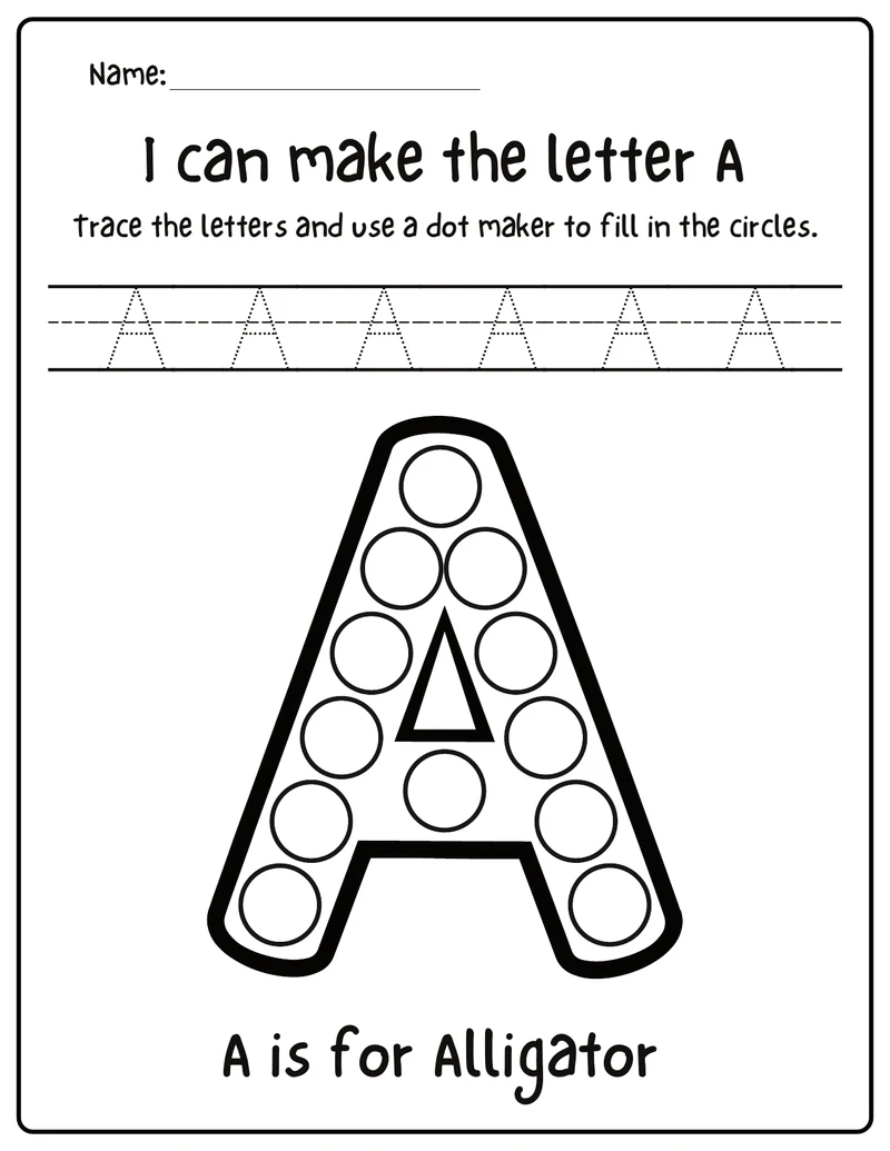 Dot Marker Alligator